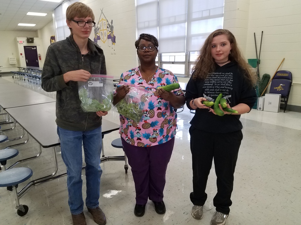 October is Farm to School Month - CHS Agriculture Students Partner with CHS Cafeteria