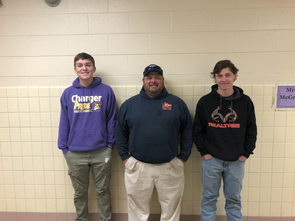 January CHS Marketing Co-op Students of the Month are Ben Anthony and Caleb Bailey
