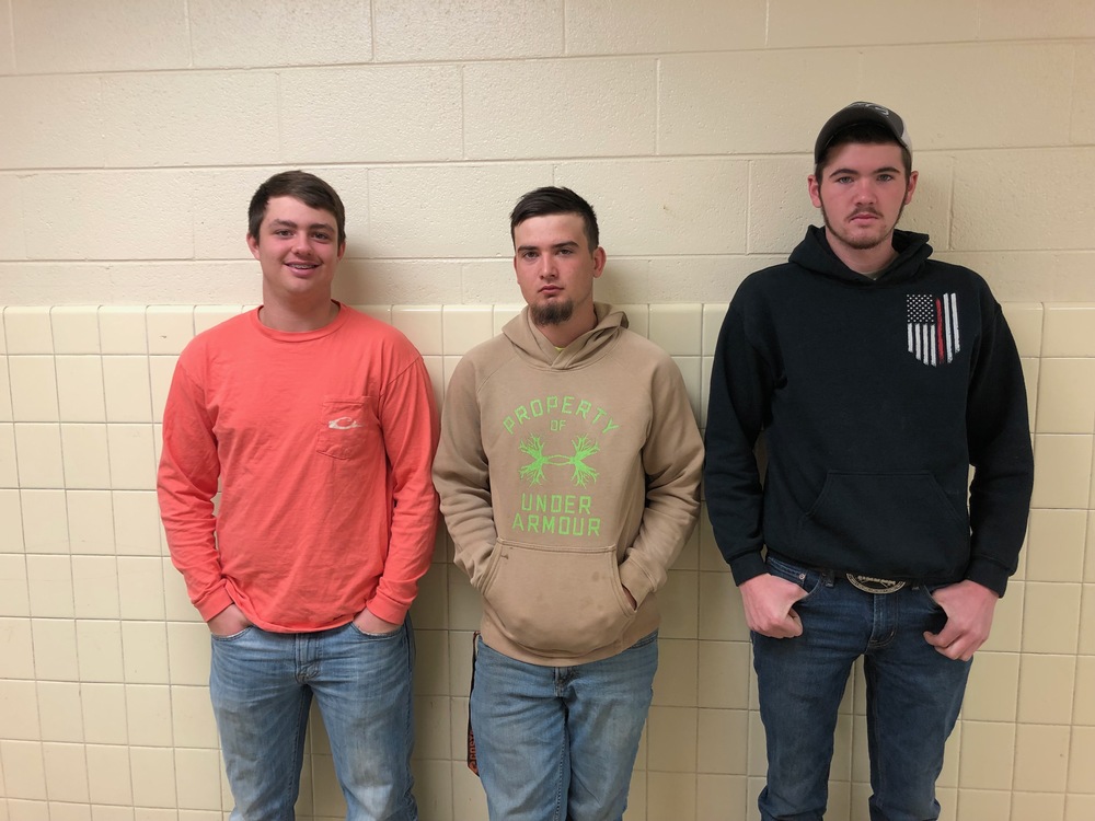 April Co-op Students of the Month - D. Bishop, D. Moore, B. Franklin