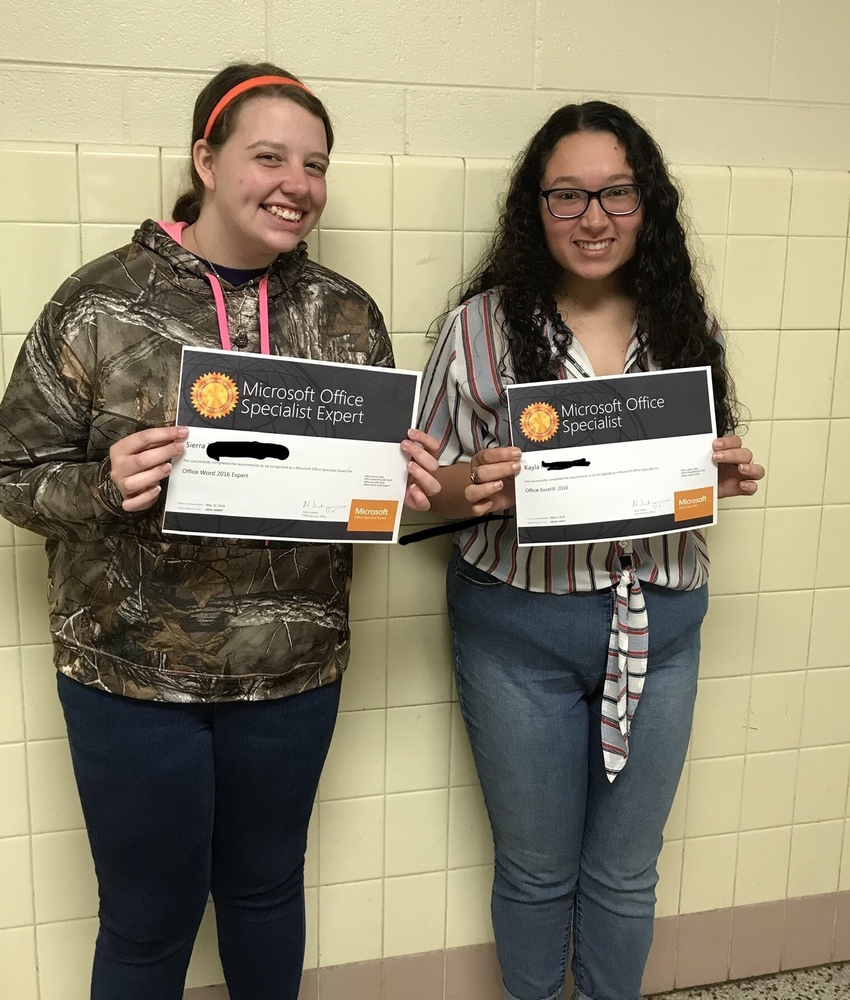 Microsoft Certifications awarded