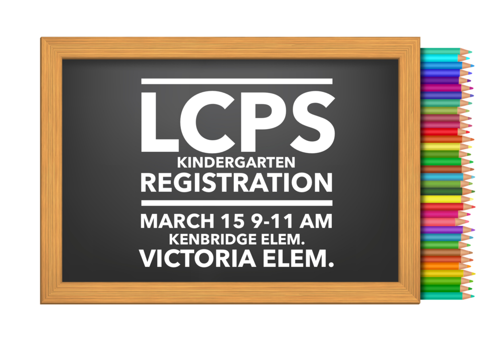 LCPS Kindergarten Registration is March 15, 2019 from 9-11 a.m.