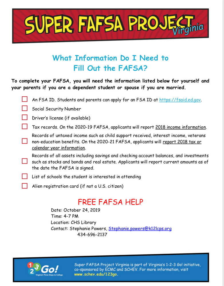 Senior Parents Come Out for Super FAFSA Night at CHS