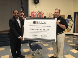 Berkley Receives Superintendent's Scholarship to be Awarded to a 2021 Senior