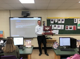 Entrepreneur John Hite, CHS Graduate, Visits CHS Marketing Classes