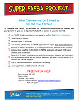 CHS Senior Parents are Invited to Super FAFSA Night at CHS